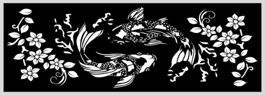 Motif laser cutting IL 003